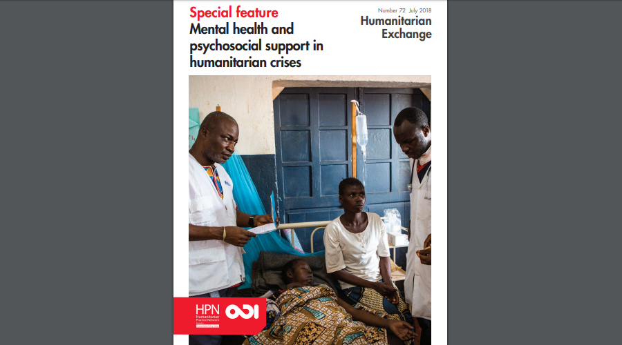 Humanitarian Exchange Magazine | MdM contribution on mental health